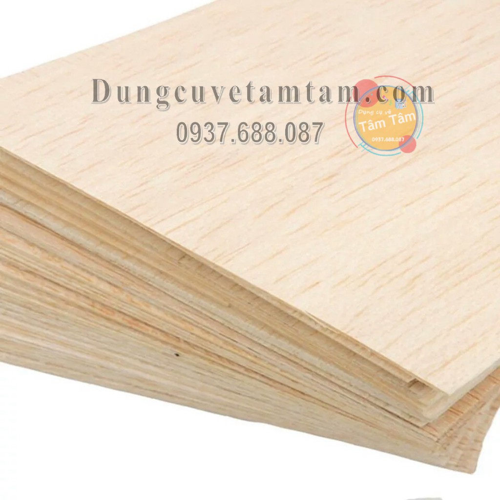 [ TÂM TÂM ]-Gỗ Basa làm mô hình, Gỗ Ba sa nhẹ làm mô hình bản rộng 10cm -Mô Hình