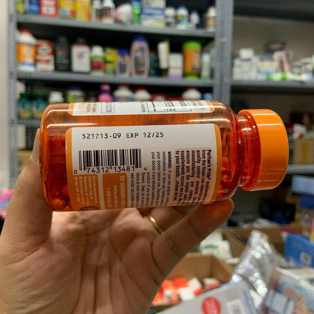 Viên uống bổ mắt Puritan's Pride Lutigold Lutein 20mg date T10/2023 - EDS Hàng Mỹ tăng cường thị lực