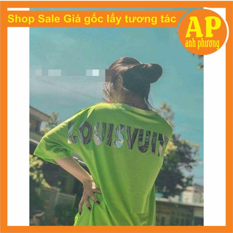 Áo phông tay lỡ Luôn vui tươi in lưng cotton loại 1 tráng gương Unisex nam nữ