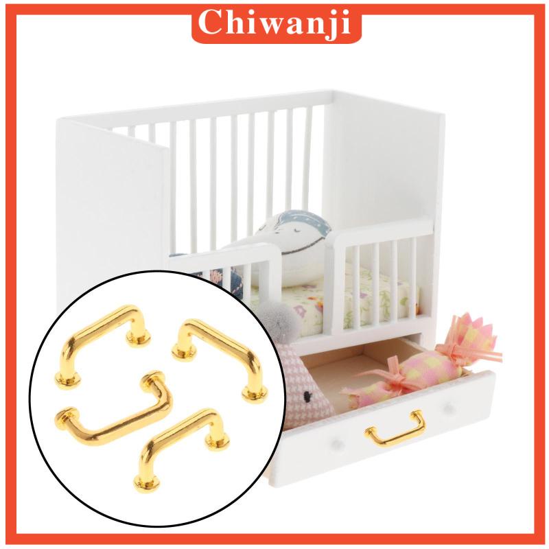 Set 8 Mô Hình Vòm Mini Màu Vàng Tỉ Lệ 1: 12 Trang Trí Nhà Búp Bê