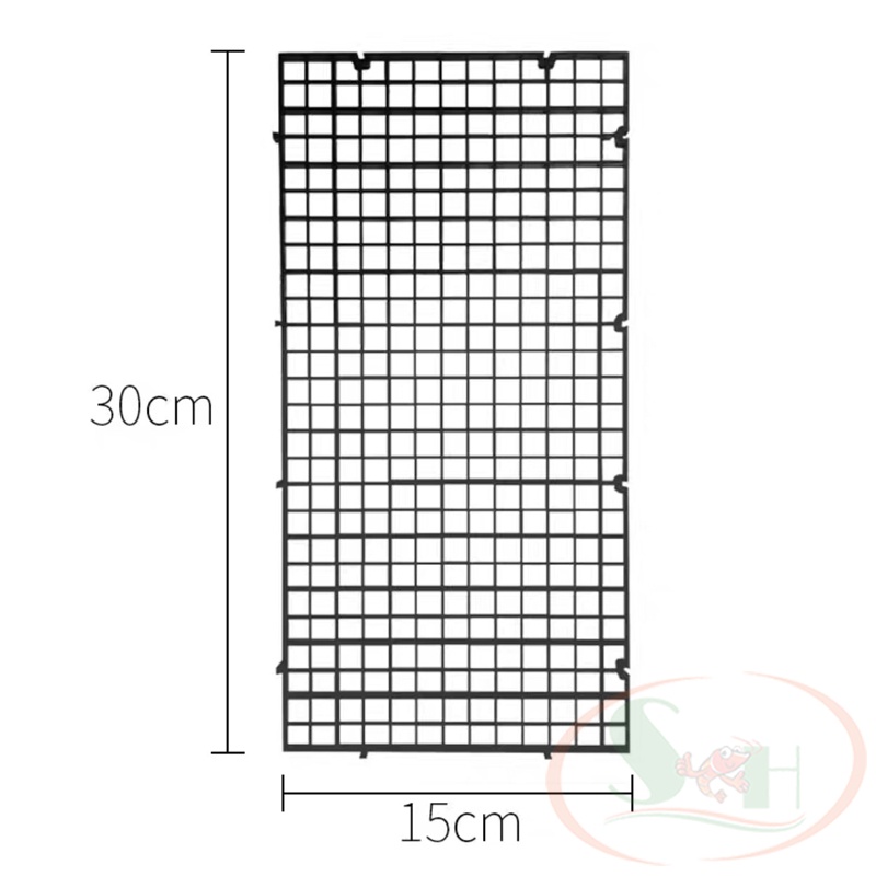 Vĩ nhựa lưới caro đa năng làm vách ngăn nắp đậy bể cá tường rêu bán cạn