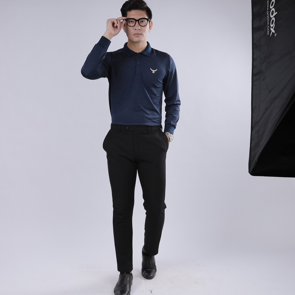 Áo Thun Nam Tay Dài Cổ Bẻ Phong Cách Thời Trang Giá Rẻ SUTOMAN AT116 | BigBuy360 - bigbuy360.vn