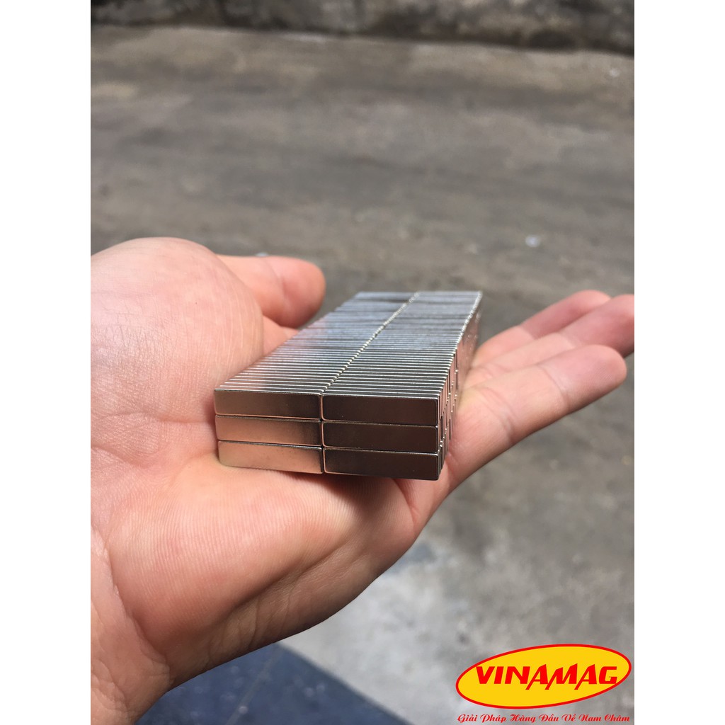 Bộ 50 Viên Nam Châm 20x5x2mm Nam Châm Hộp Giấy ( Từ Tính Hút Cực Mạnh )