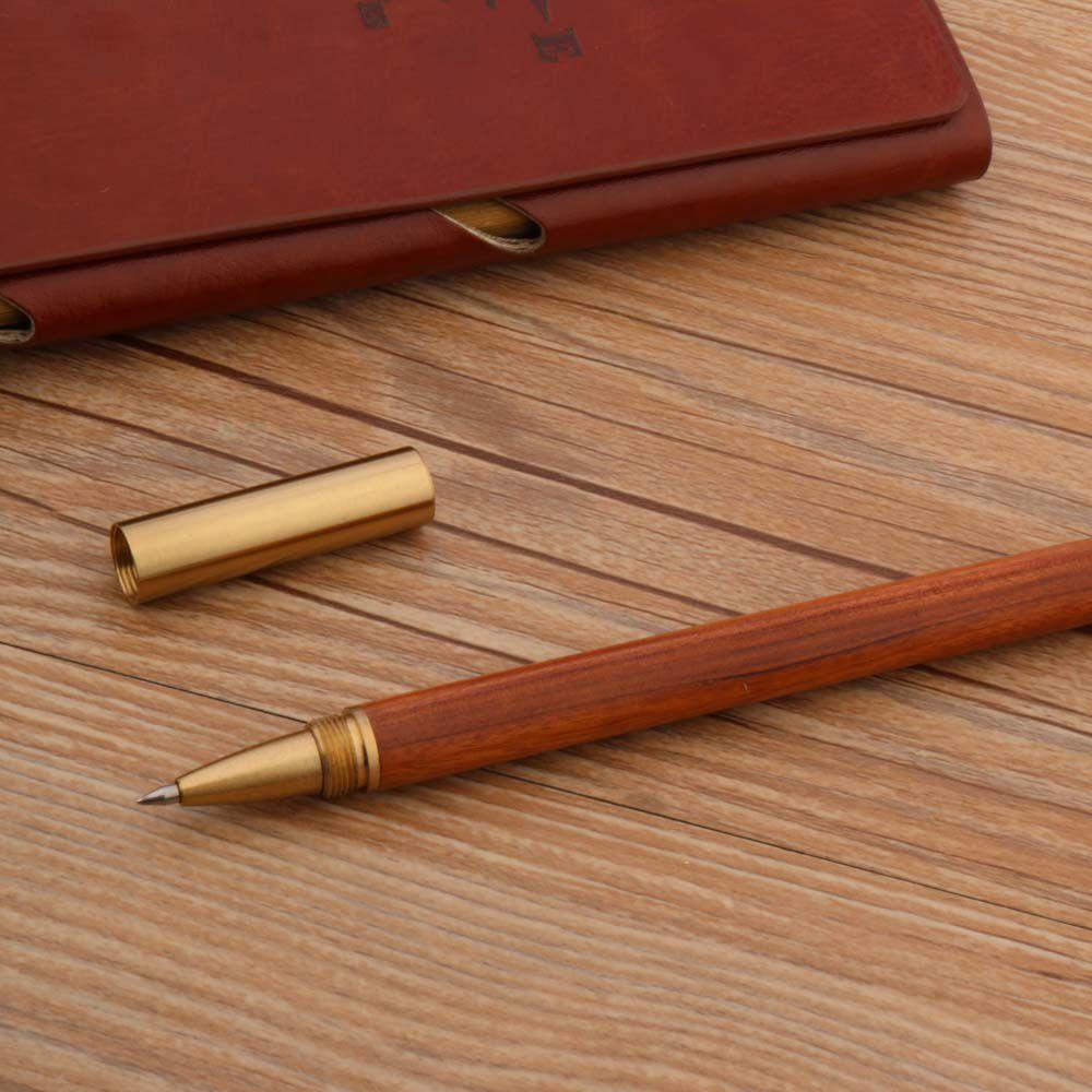 Bút Bi Đầu 0.5mm Bằng Đồng Thau Phong Cách Vintage