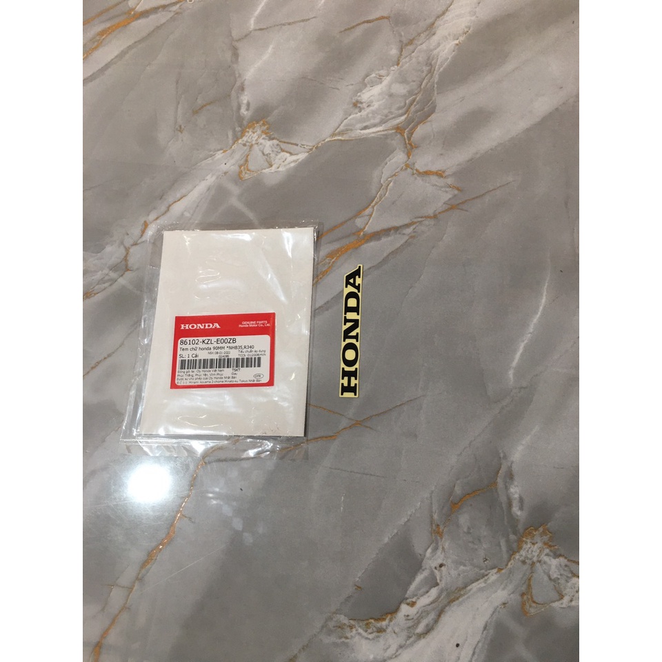 Tem chữ honda 90MM *NHB35,R340 86102KZLE00ZB