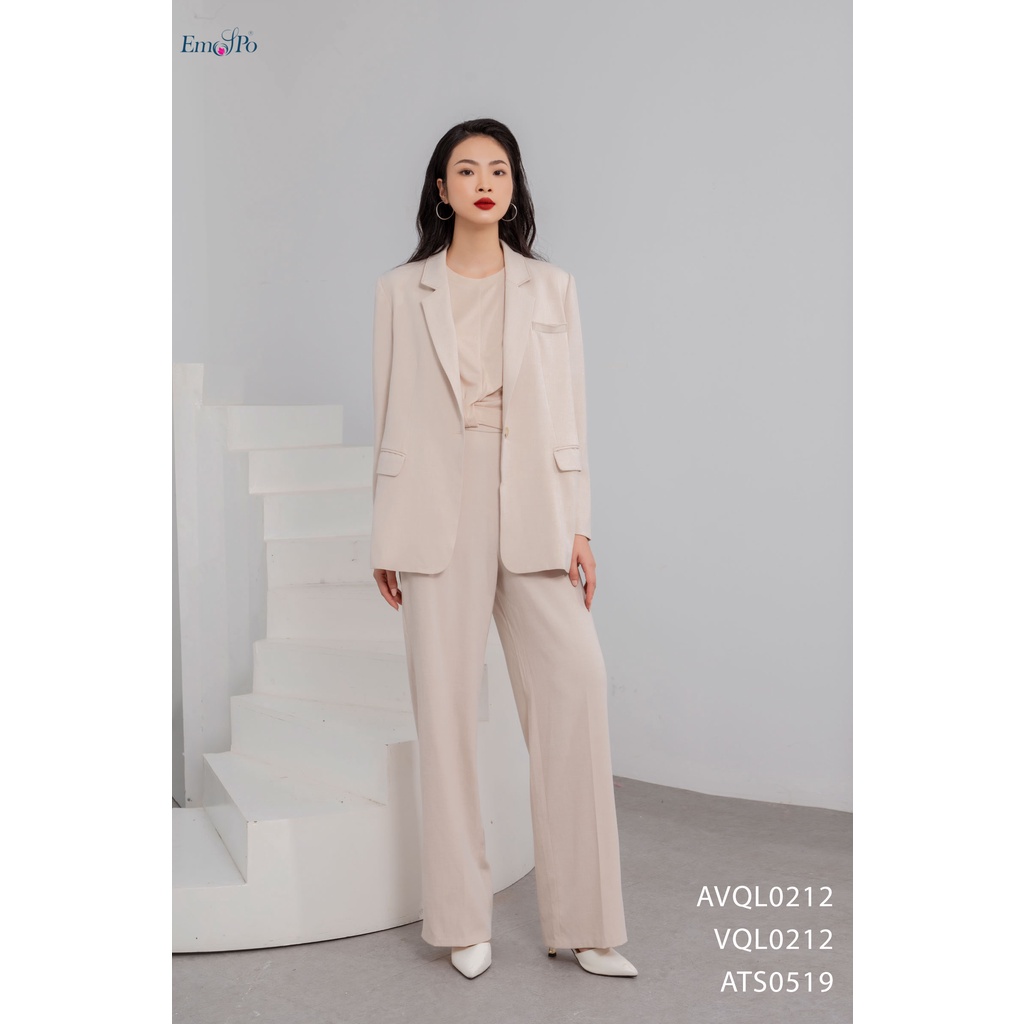 Áo blazer một cúc dáng trẻ Emspo AVQL0212