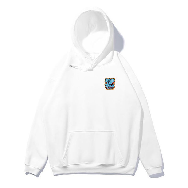 ÁO KHOÁC HOODIE IN HÌNH STATE OF PEACE,FREESHIP, VẢI NỈ DÀY CAO CẤP,1993CLOTHINGG