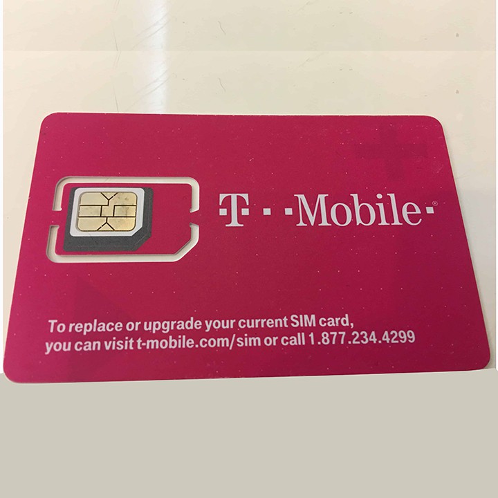 {Sim Liên Tuyến} Sim Du Lịch Mỹ - Canada - Mexico T-mobile 10 - 30 ngày.