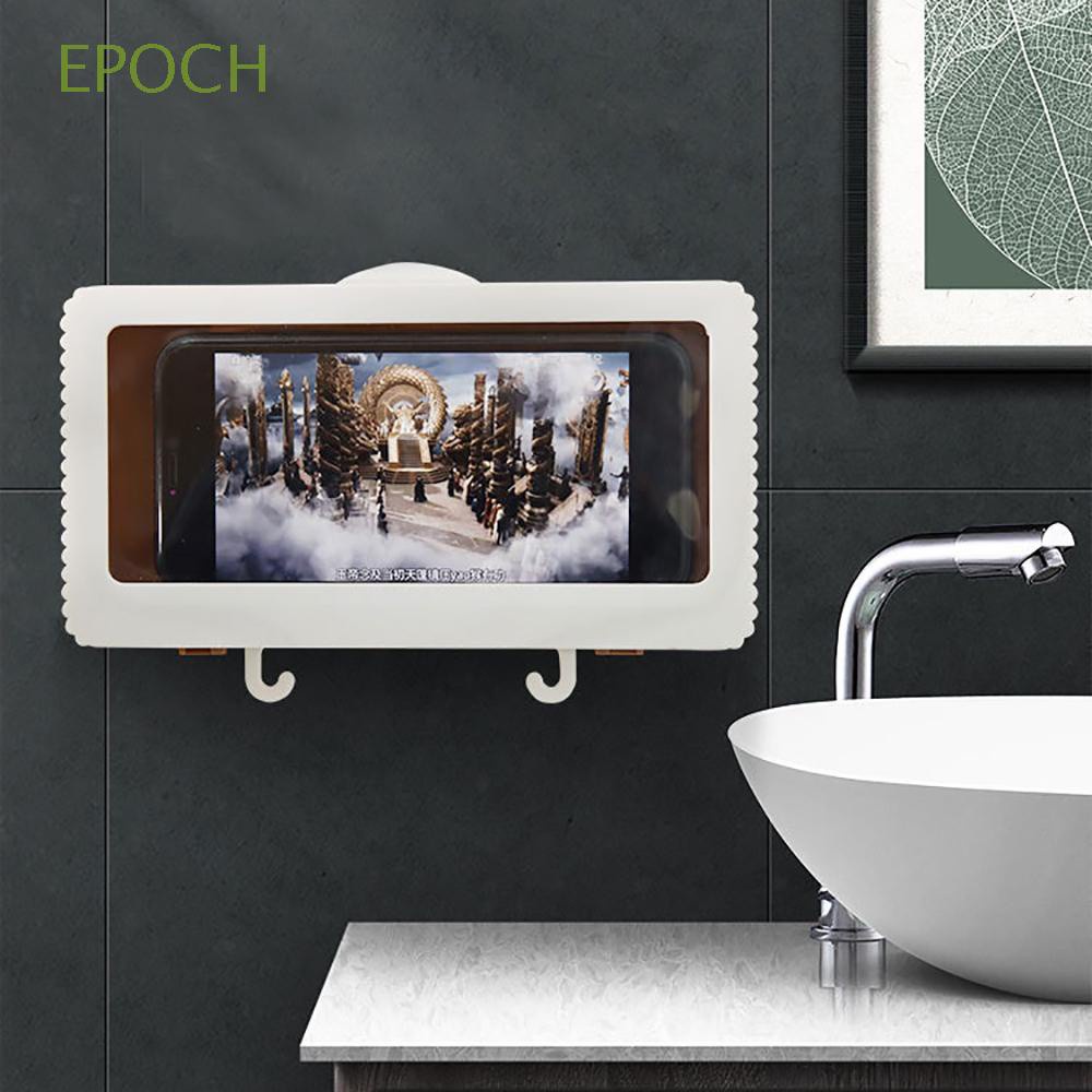 Hộp đựng điện thoại chống nước chống bám hơi nước dán tường không cần khoan lỗ tiện dụng