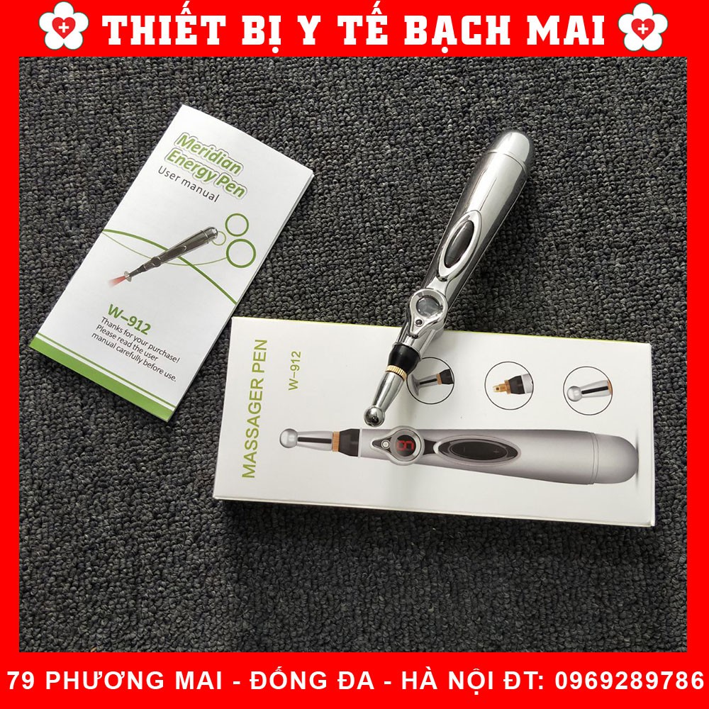 Bút Xung Huyệt - Bút Châm Cứu Xung Điện - Bút Massage Trị liệu Meridian Energy Pen W912