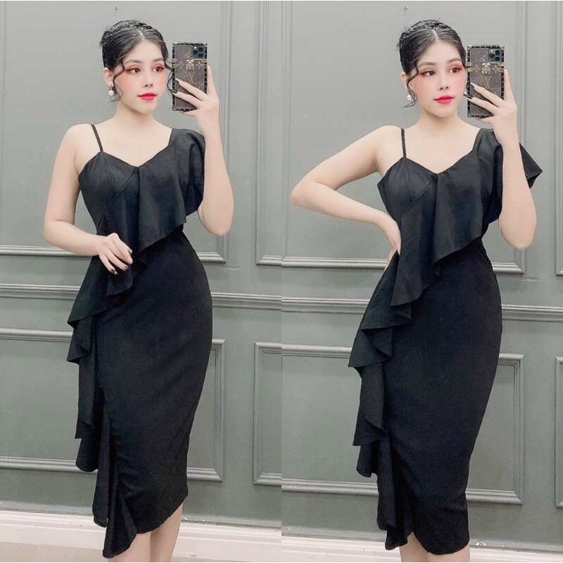 ĐẦM BODY LỆCH VAI BÈO