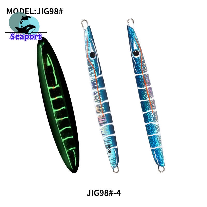 Mồi Câu Cá Giả Bằng Kim Loại Phản Quang Mắt 3D 160g 200g