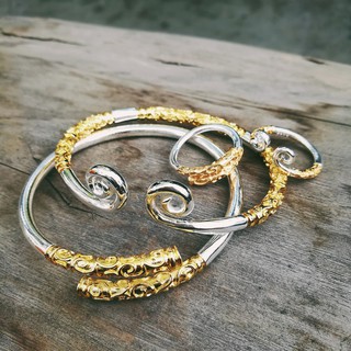 [Giá Sốc] Combo 2 Vòng 2 Nhẫn - Kim Cô - Gậy Như Ý  Vân Vàng  Bạc 925