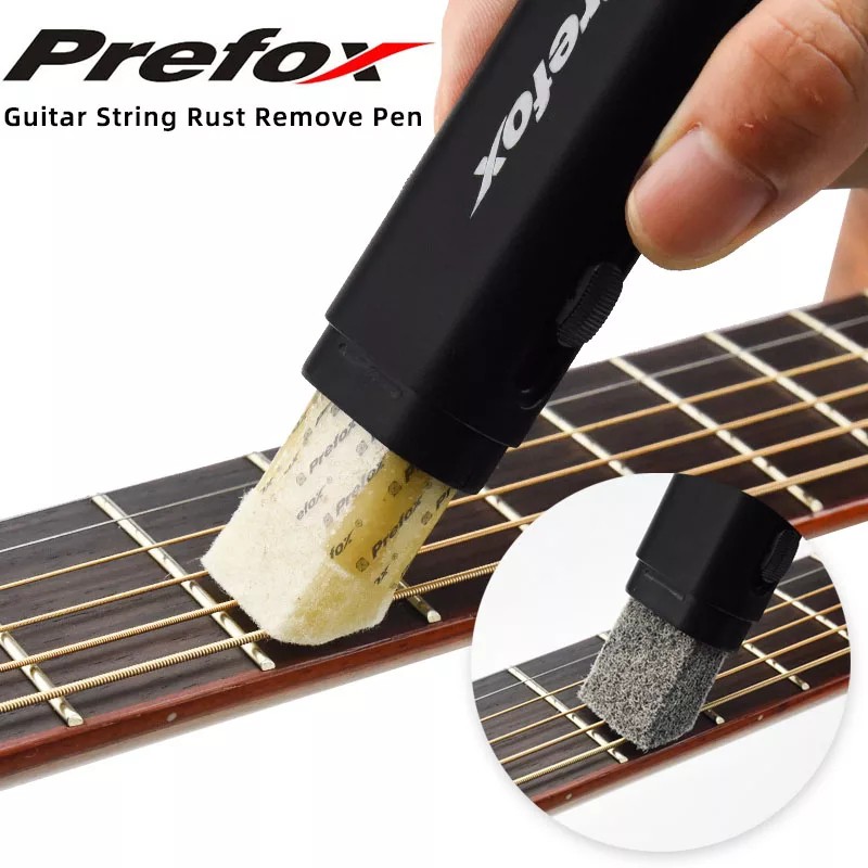 Dụng cụ vệ sinh dây đàn guitar Prefox AC301 - Dầu lau dây đàn guitar 2 trong 1
