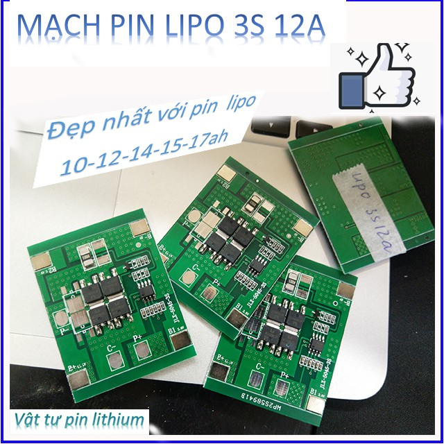 Mạch pin LIPO 3s12a