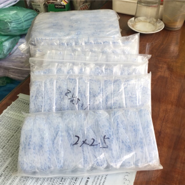 Túi zip viền khoá gói 100 túi