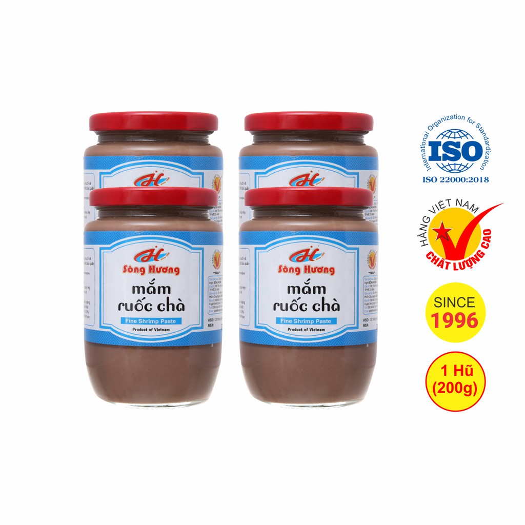 4 Hũ Mắm Ruốc Chà Sông Hương Foods Hũ 200g