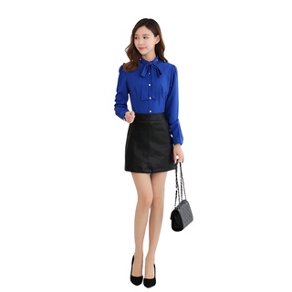 Áo Sơ Mi Cổ Cột Nơ Xinh Xắn - QA0058