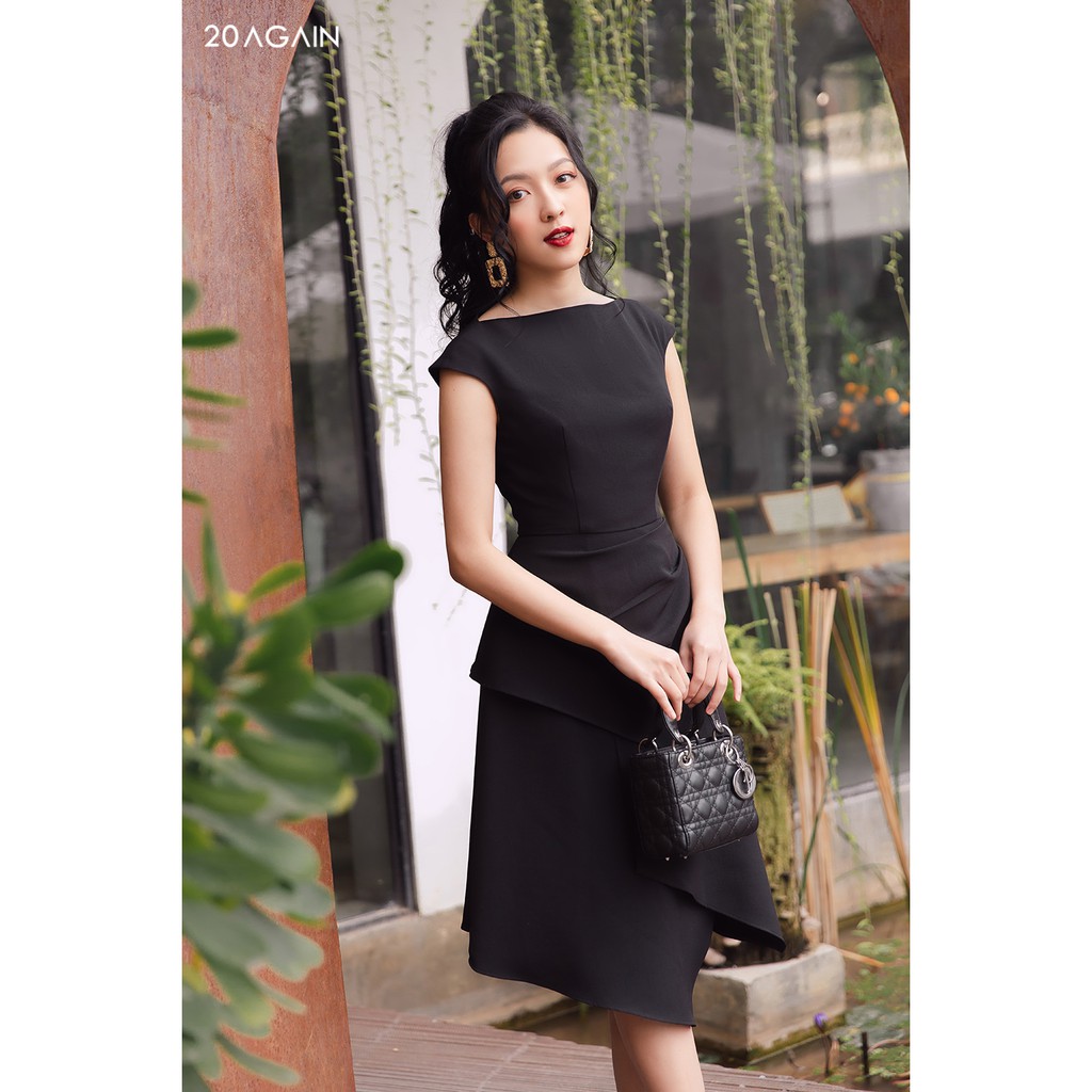 Đầm Xòe Xếp Ly Sườn DEA1085 20AGAIN | BigBuy360 - bigbuy360.vn