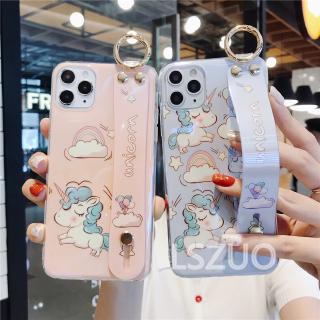 Ốp điện thoại họa tiết kỳ lân hoạt hình cho iPhone 6 6s 6plus 7 8plus X XS XR XSMAX 11 11Pro 11ProMax SE2020