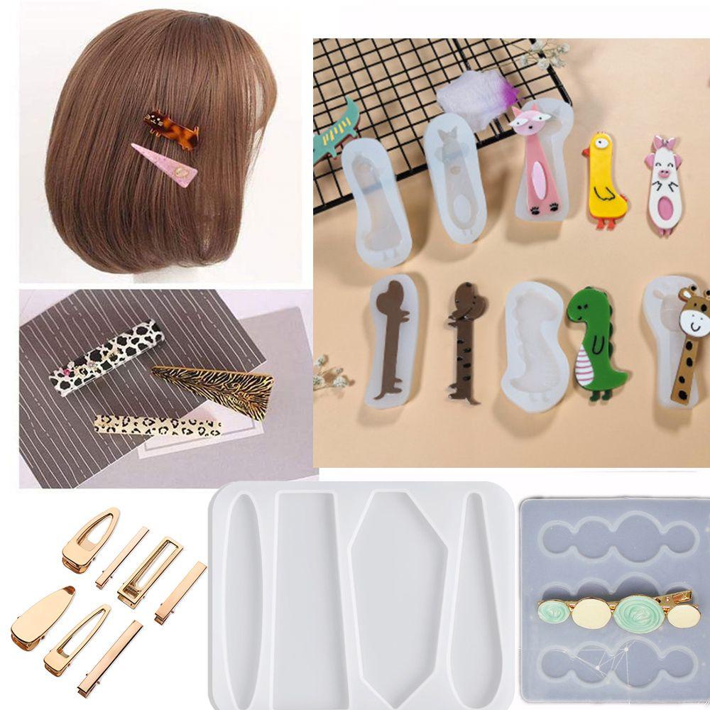 Khuôn Làm Kẹp Tóc Bằng Nhựa Resin Thủ Công