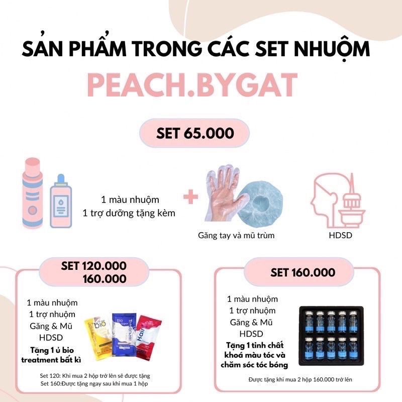 Thuốc nhuộm tóc NAM màu NÂU TỰ NHIÊN không cần sử dụng thuốc tẩy tóc của peach.bygat