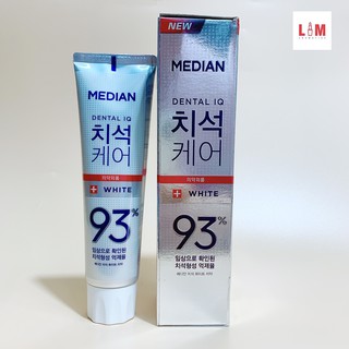 Kem đánh trắng răng Median Dental IQ 93% 120g chính hãng Hàn Quốc