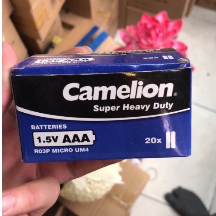 Giá Sỉ Hộp 40 Viên Pin Tiểu AAA (3A) Camelion Super Heavy Duty Battery 1.5V