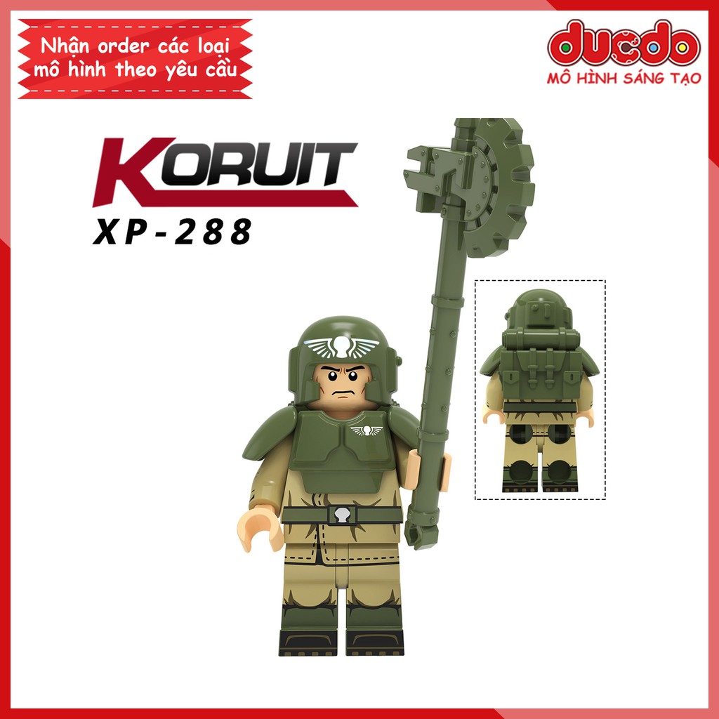 Minifigures các nhân vật trong Astra Militarum full vũ khí - Đồ chơi Lắp ghép Xếp hình Mô hình Mini KORUIT KT1037