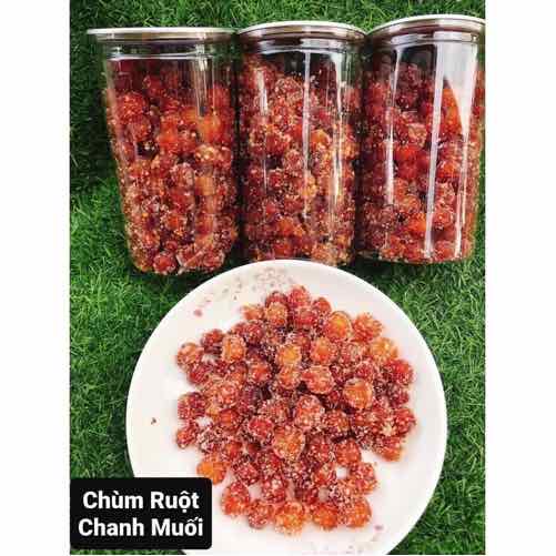 Chùm Ruột Chanh Muối chua ngọt  pet 500gram TRAMSHOP1993 thực phẩm sạch nhà làm