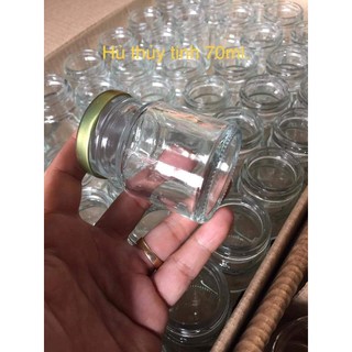 10 hủ thủy tinh loại 100ml - 120ml