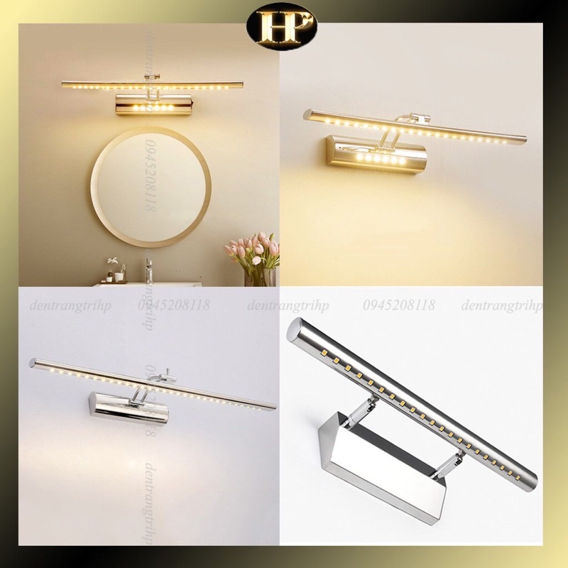 Đèn soi tranh, rọi gương inox