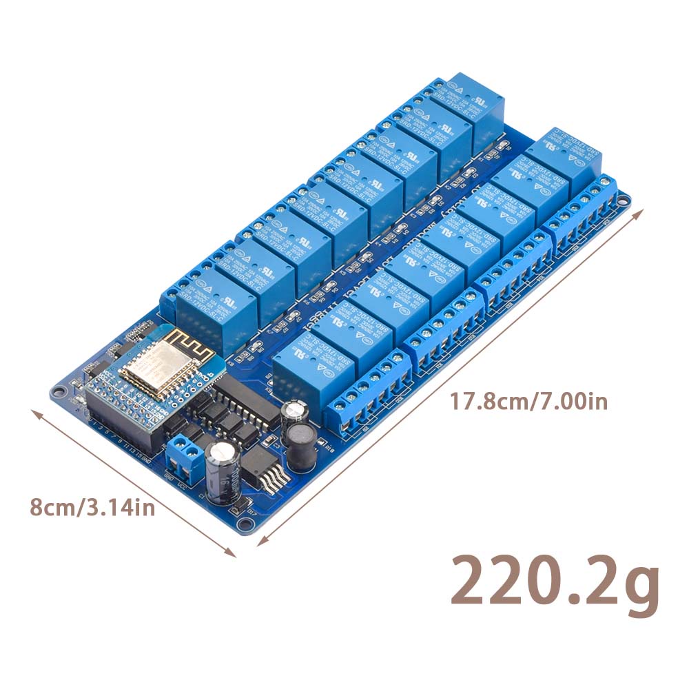 Mô đun rơ le wifi DIYMORE 5V 12V 16ch ESP8266WIFI