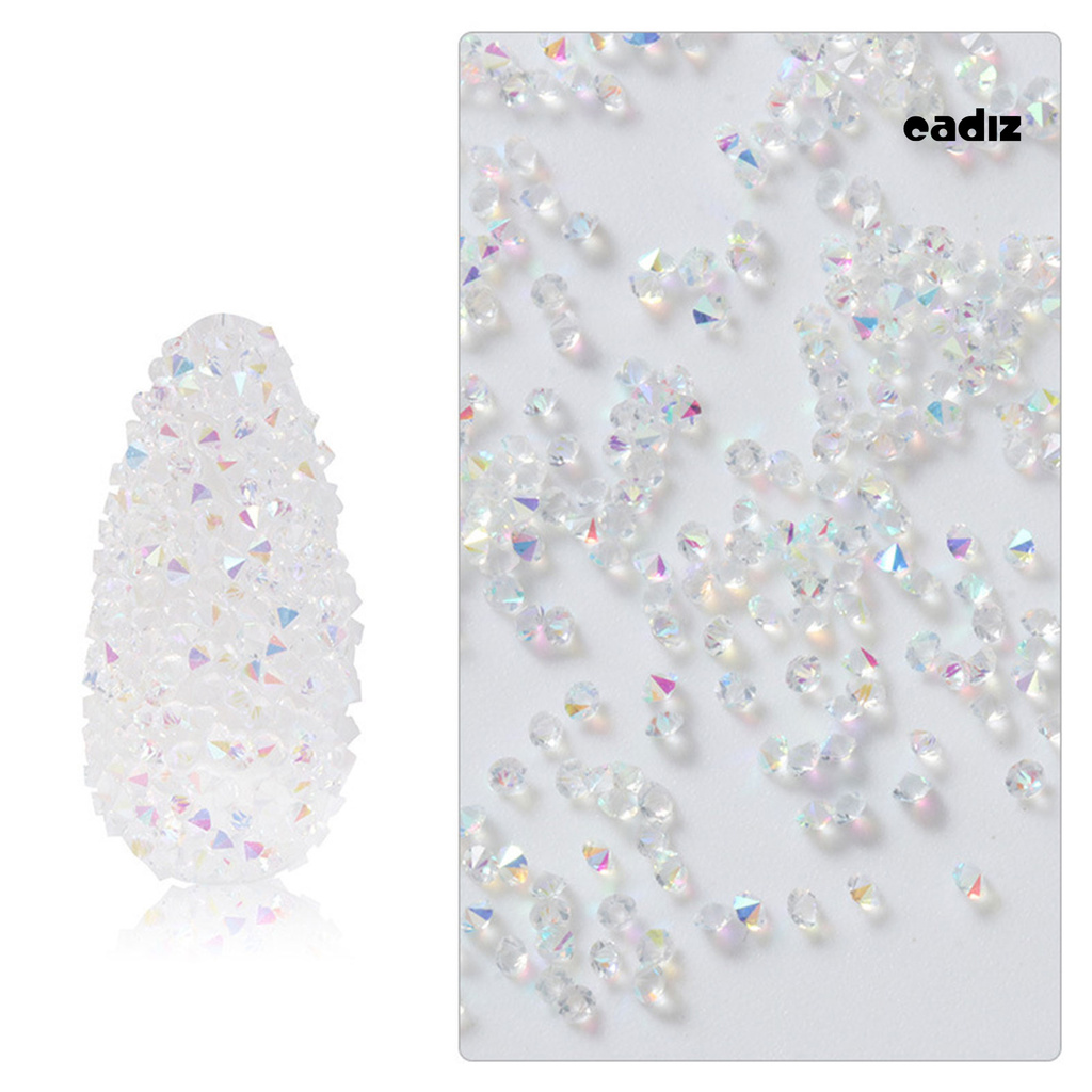 [Hàng mới về] Bộ 1440 hạt đá giả kim cương cứng sáng lấp lánh trang trí móng nghệ thuật thân thiện với môi trường