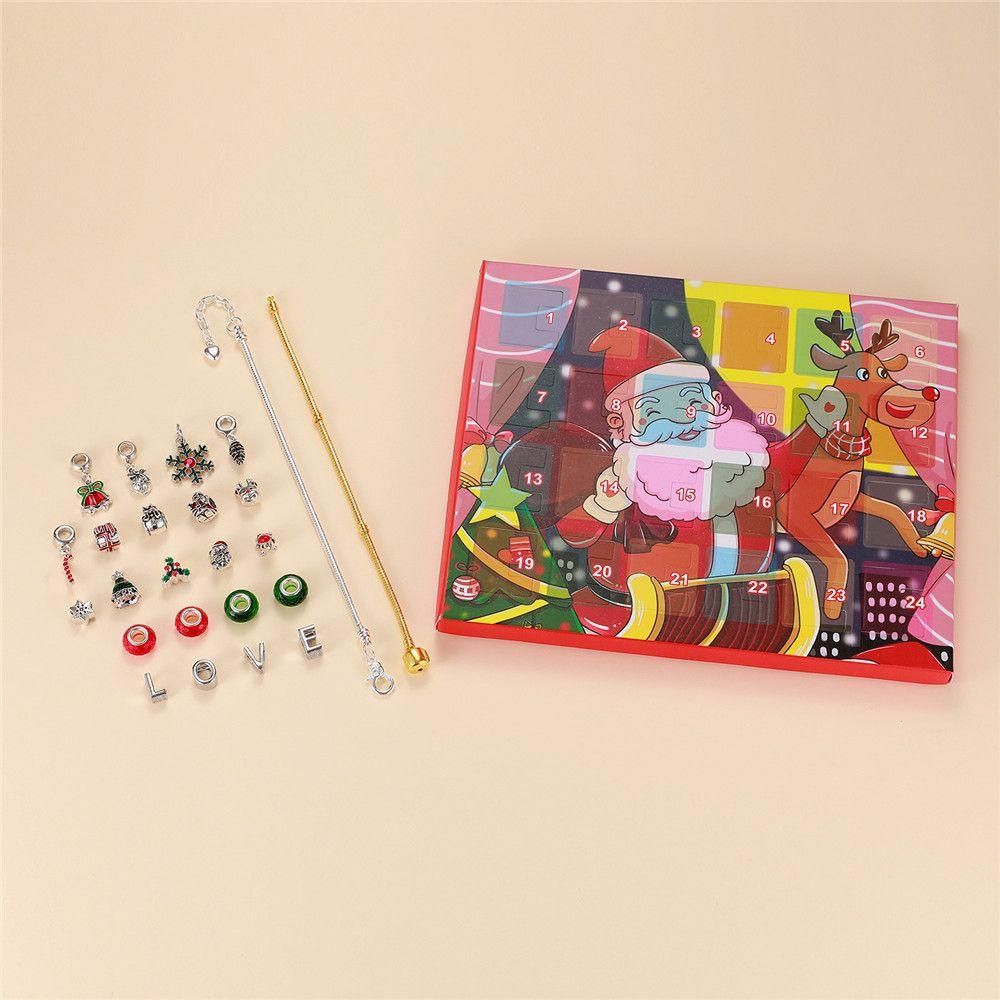 Layor1 Mặt Dây Chuyền Hợp Kim Làm Vòng Tay DIY Phong Cách Giáng Sinh