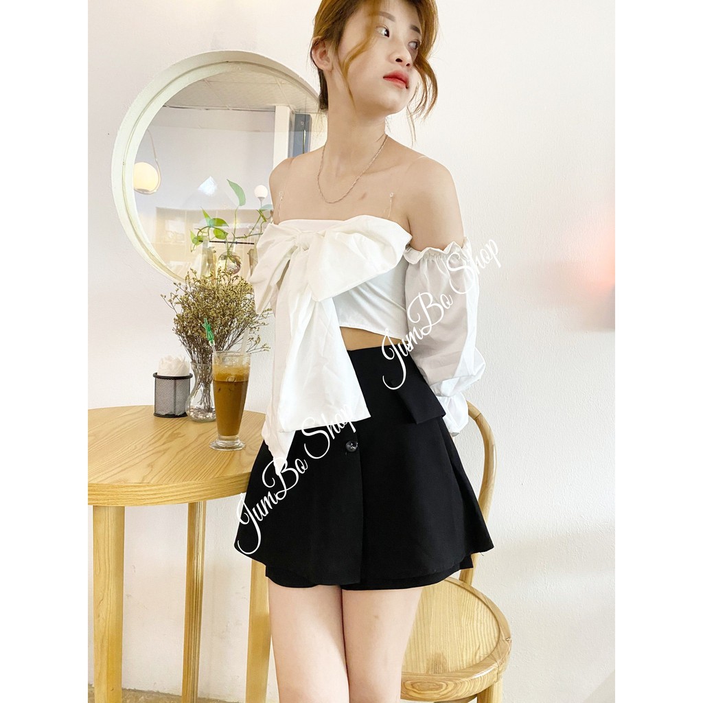 Quần Giả Váy Dáng Chữ A Phối  6 Cúc Mẫu Mới Phong Cách Trẻ Trung Năng Động - JBS502 | BigBuy360 - bigbuy360.vn