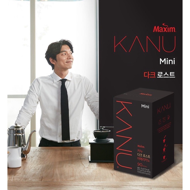 Hộp cà phê hòa tan Kanu Columbia Americano Dark Roast 90 gói, 100 gói