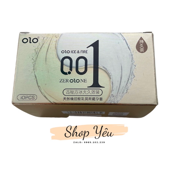 Bao cao su OlO Gamma yellow, Hộp 10 bcs, bcs gai, bao 001 siêu mỏng,nhiều gel bôi trơn kéo dài thời gian qhe