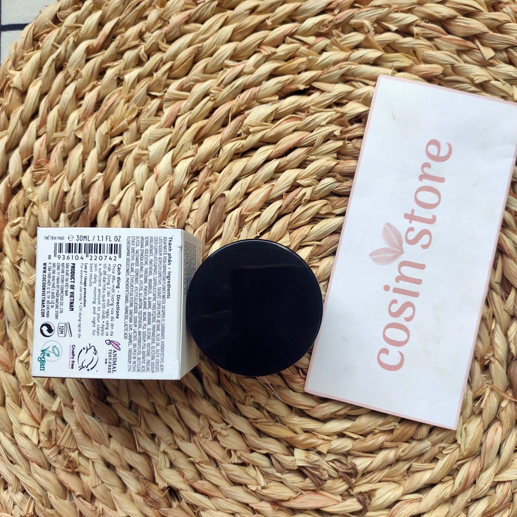 Kem dưỡng Cocoon thạch hoa hồng 30ml giúp nuôi dưỡng và khóa ẩm cho da Cosin Store