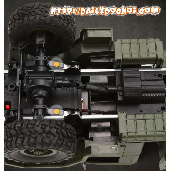 Ô tô địa hình quân sự 6 bánh thương hiệu JJRC Q63 tại RUBYRC