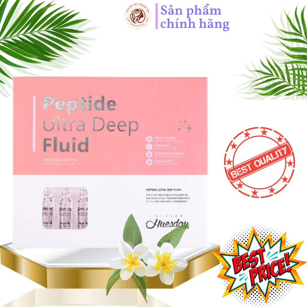 [Chính Hãng] Tinh chất Collagen Eleven Huesday Peptide Ultra Deep Fluid, Dưỡng Trắng, Trẻ Hóa Làn Da