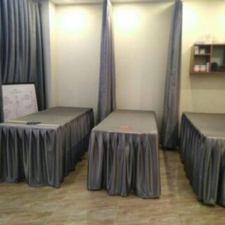 Gra ( Ga )phi trải giường spa. May theo kích thước yêu cầu.