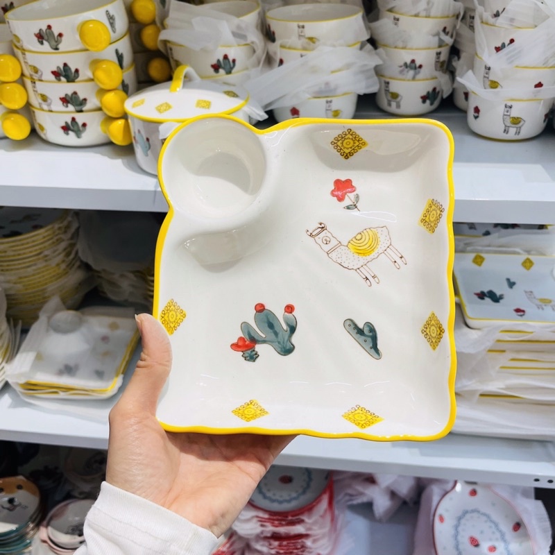 Bộ bát đĩa sứ lạc đà siêu đẹp