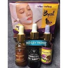 Bộ cấy trắng bạch mộc 4 chai - cấy trắng căng bóng da