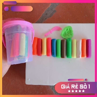 Đất nặn xô 12 màu 1 hộp