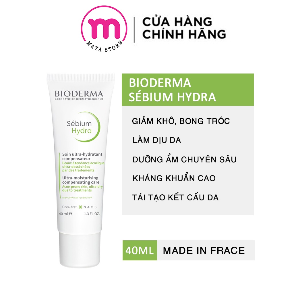 Kem dưỡng ẩm Bioderma Sebium Hydra 40ml