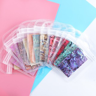 Miếng Xà cừ vân đá trang trí móng tay NAIL nghệ thuật - 1 túi / 1 miếng 4 x 7cm