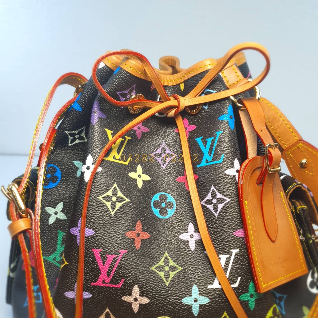 III.Túi xách Bucket LV đen 7 màu si Nhật xịn sò