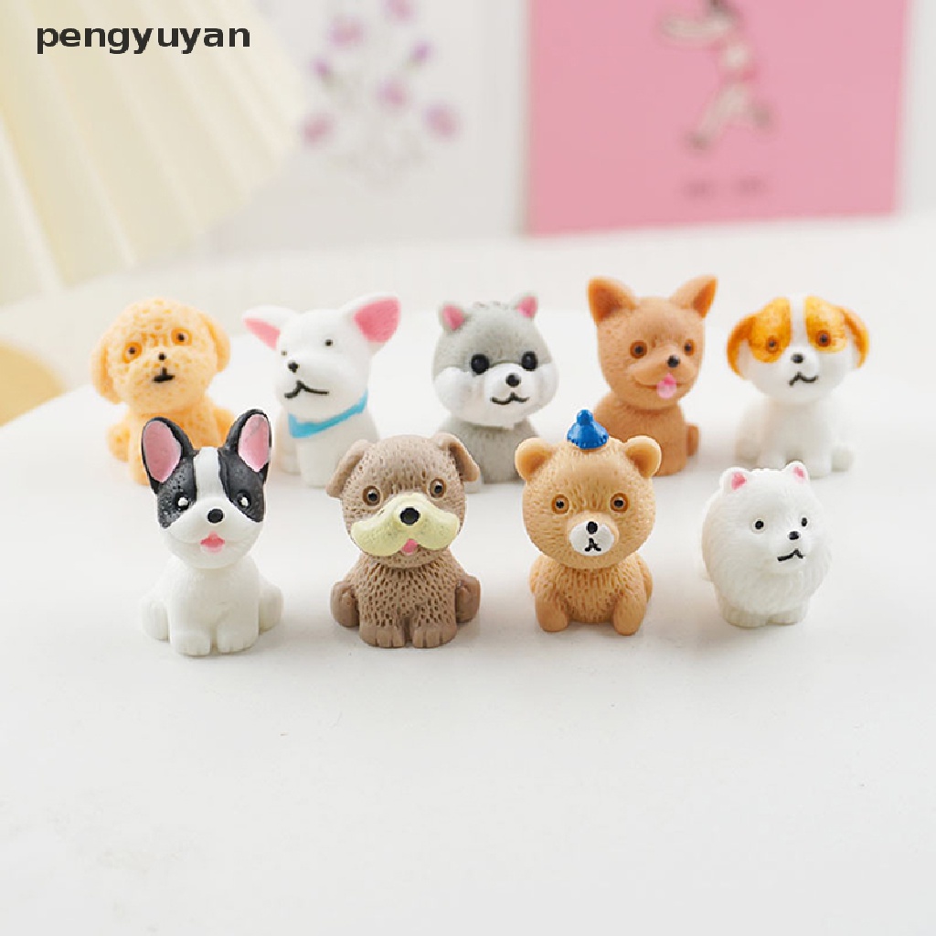 [pengyuyan] Đồ trang trí Chú Chó Mini Trang Trí Thu Nhỏ [Mới]