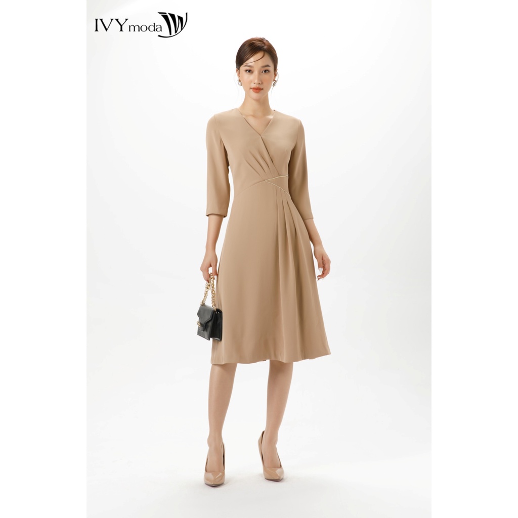 Đầm chữ A tay lỡ IVY moda MS 48T0137